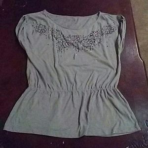 Bedazzled blouse